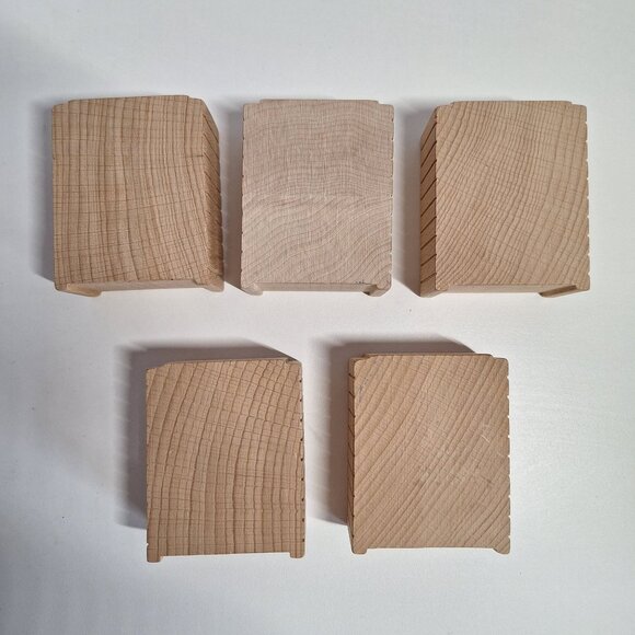 Wooden Elevated Train Track Railway Bridge Riser Thomas Compatible Blocks 2.5x2" - Picture 5 of 10